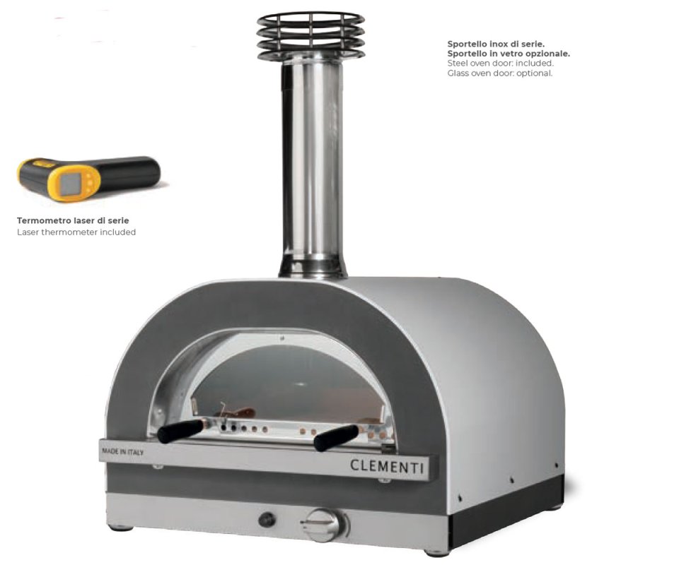 Clementi gas pizza oven Gold without base