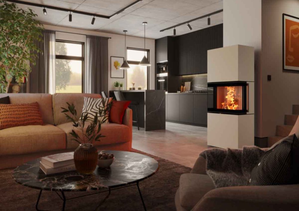 Spartherm Kaminofen Largo L magnolie