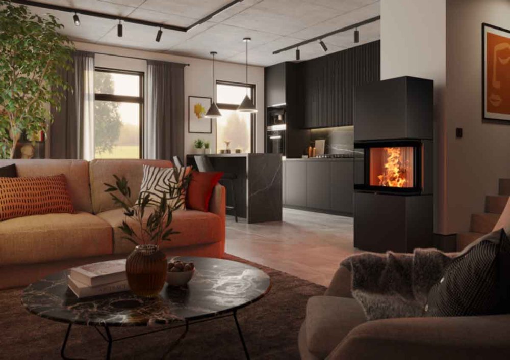 Spartherm Kaminofen Largo L nero