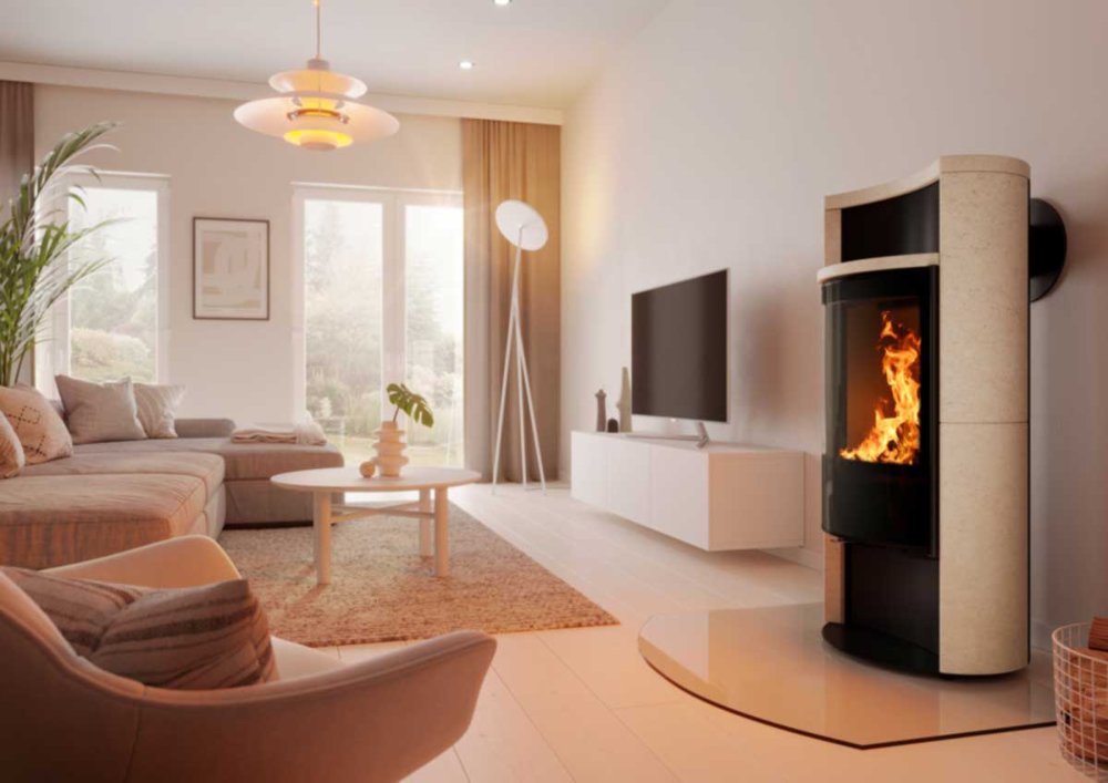 Spartherm Kaminofen Sino City Kalkstein
