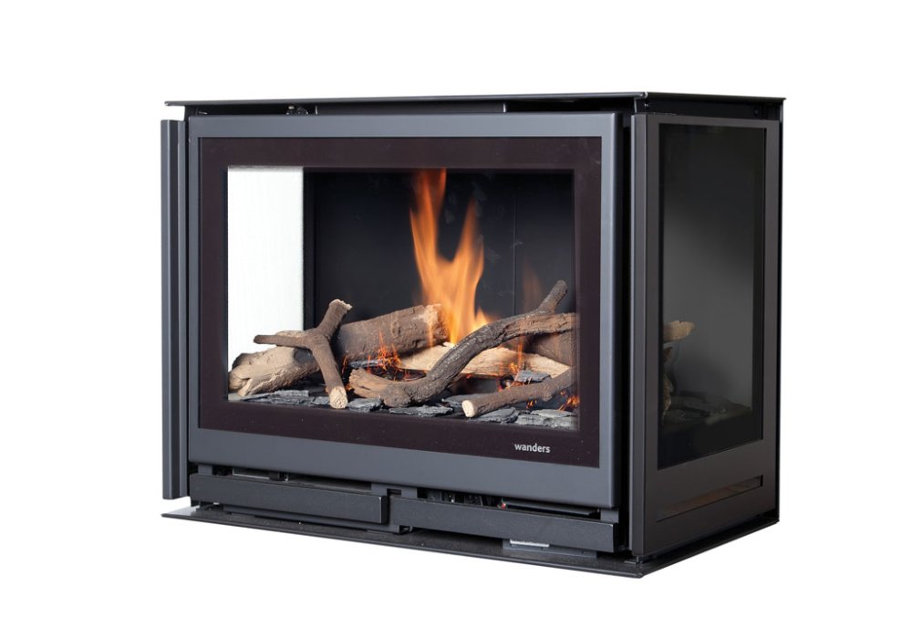 Gaskamin Wanders SQUARE 60G 3-SEITIG