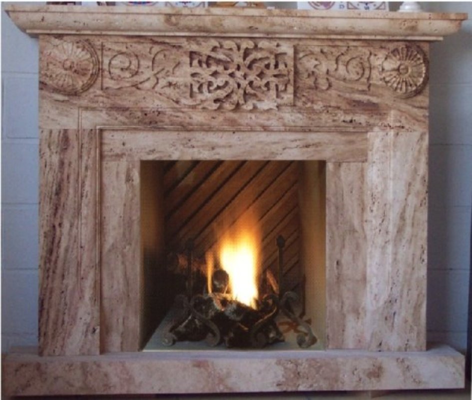 fireplace surround The Arboleas