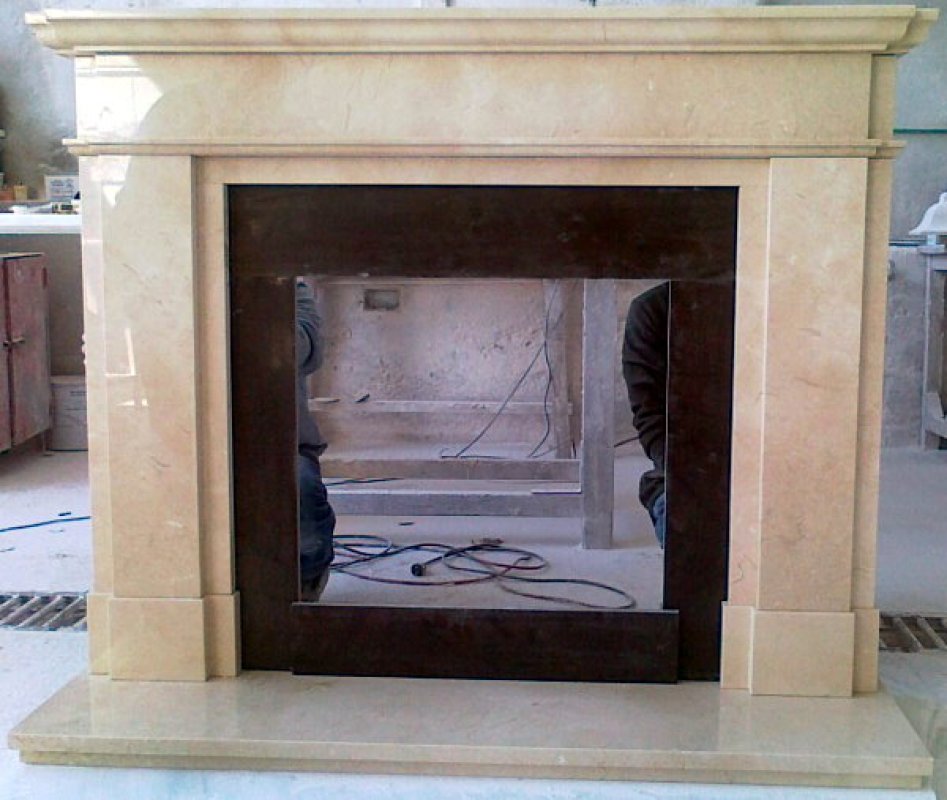 Stilkamin Funchal Marfil poliert