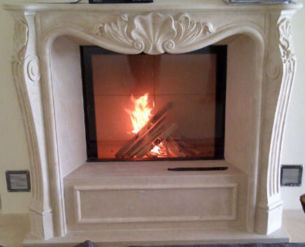 fireplace surround Monet