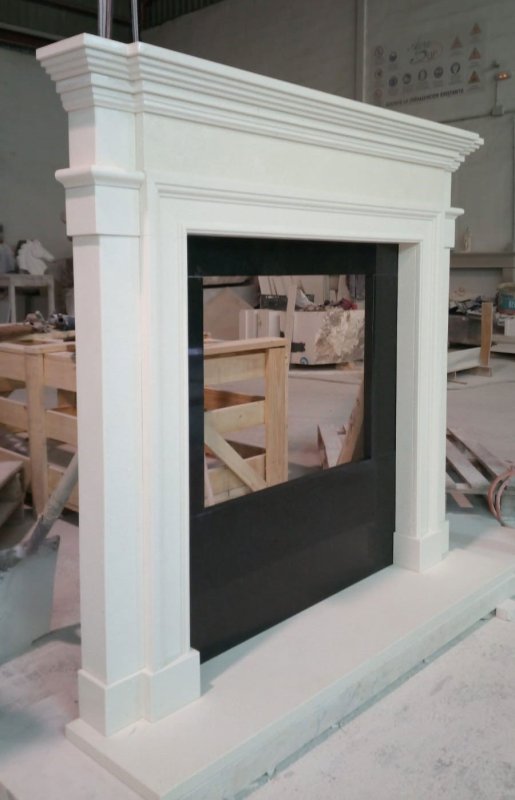 Stilkamin Wien kaminmaske marmorkamin