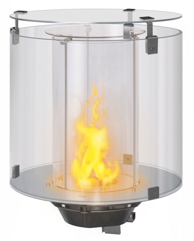 The Flame Gasfeuer Gasbox Plug & Play 20-40 Round