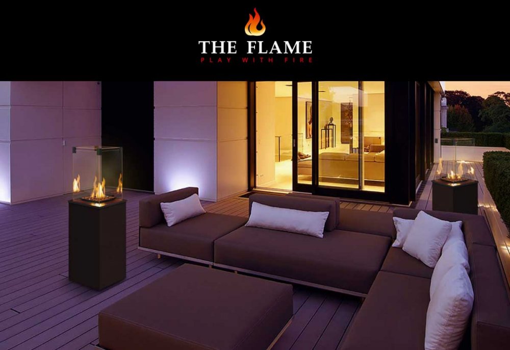 Patio Heater LOUNGE STEEL MANUAL from The Flame