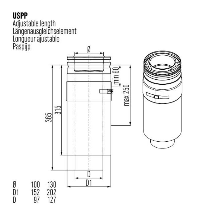 metaloterm-flue-tube-concentric-length-60-250mm