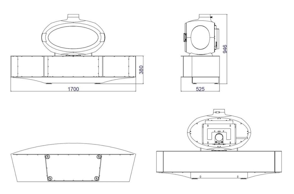 Wanders stove Mata Bench Curved