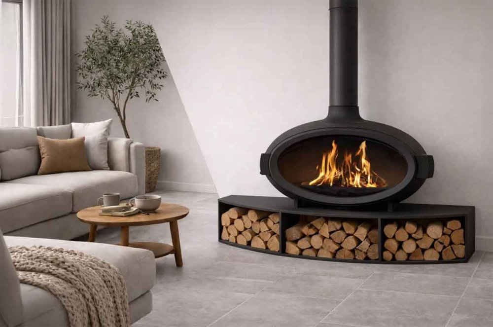 Wanders stove Mata Bench Curved